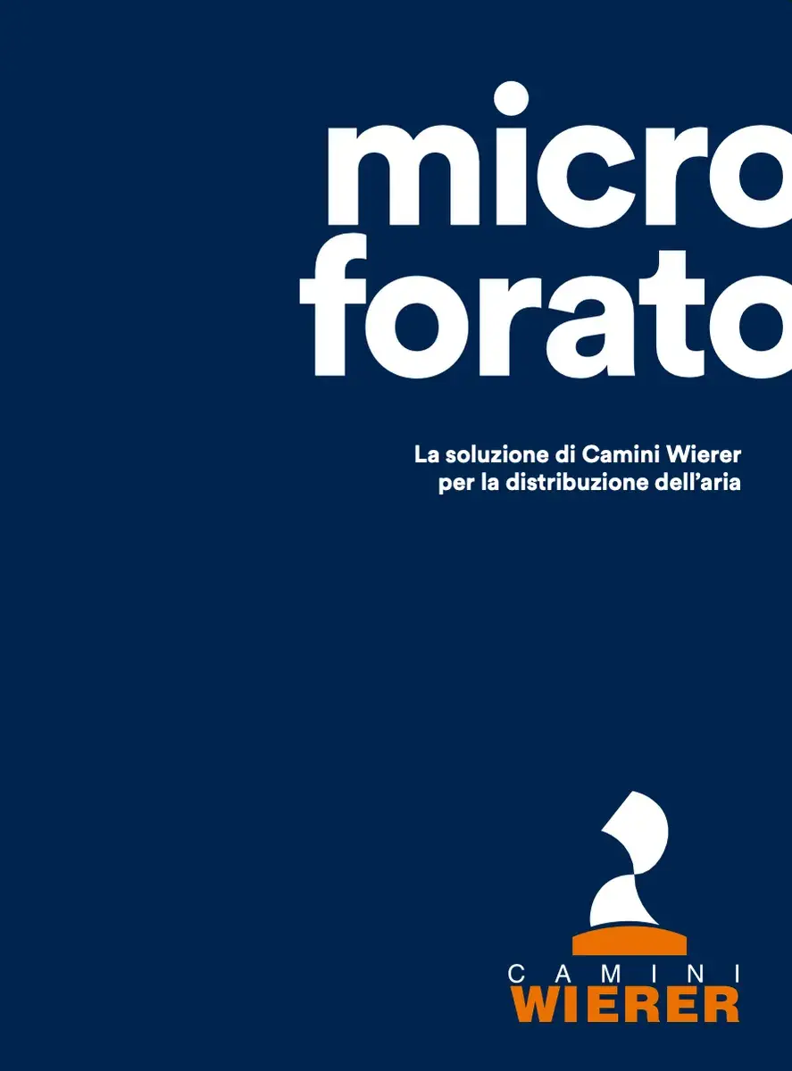 Cover brochure microforato